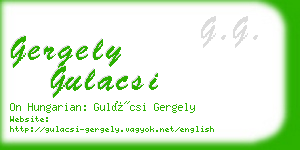 gergely gulacsi business card